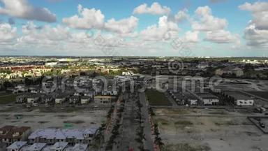 美国佛罗里达州市中心住宅俱乐部的空中视频建设